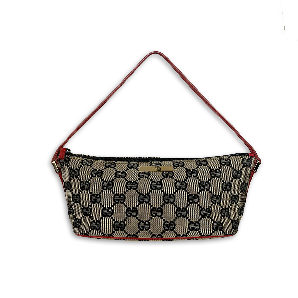 Deals Gucci Monogram Mini Pochete Boat Bag