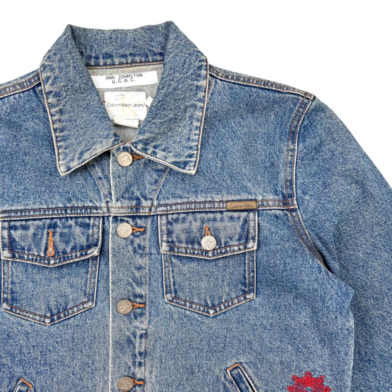 Calvin Klein Embroidered Denim Jacket