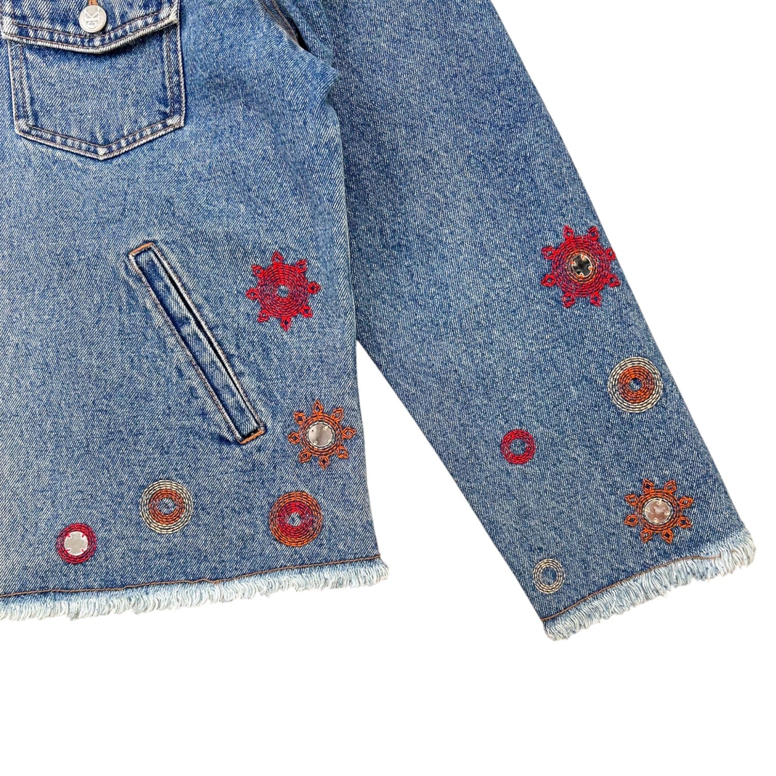 Calvin Klein Embroidered Denim Jacket
