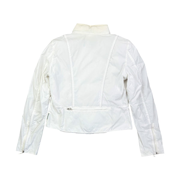 Armani Jeans White Lightweight Tech Jacket
