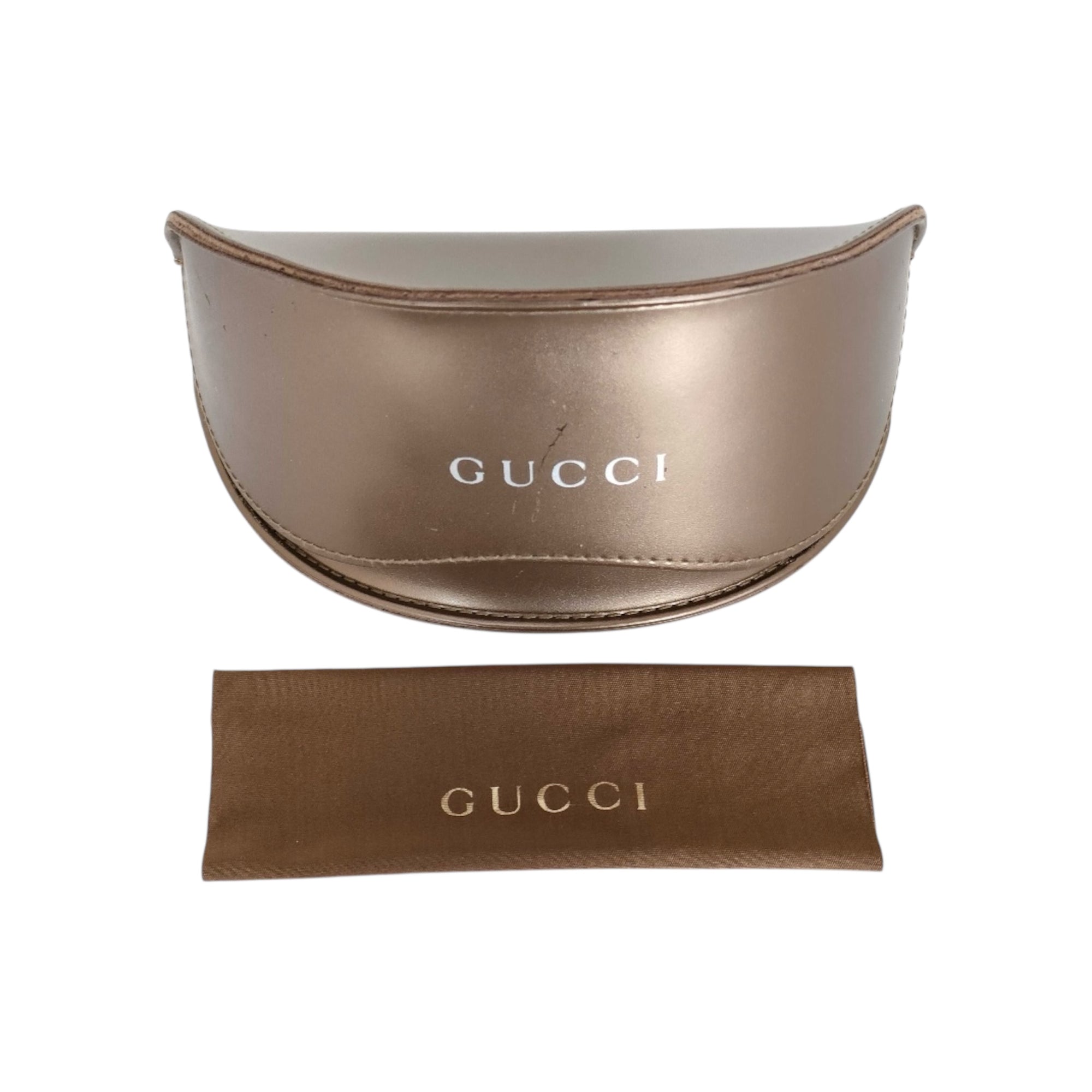 Gucci Rimless Aviator Shield Sunglasses