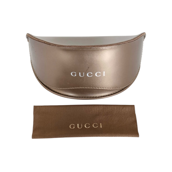 Gucci Rimless Aviator Shield Sunglasses
