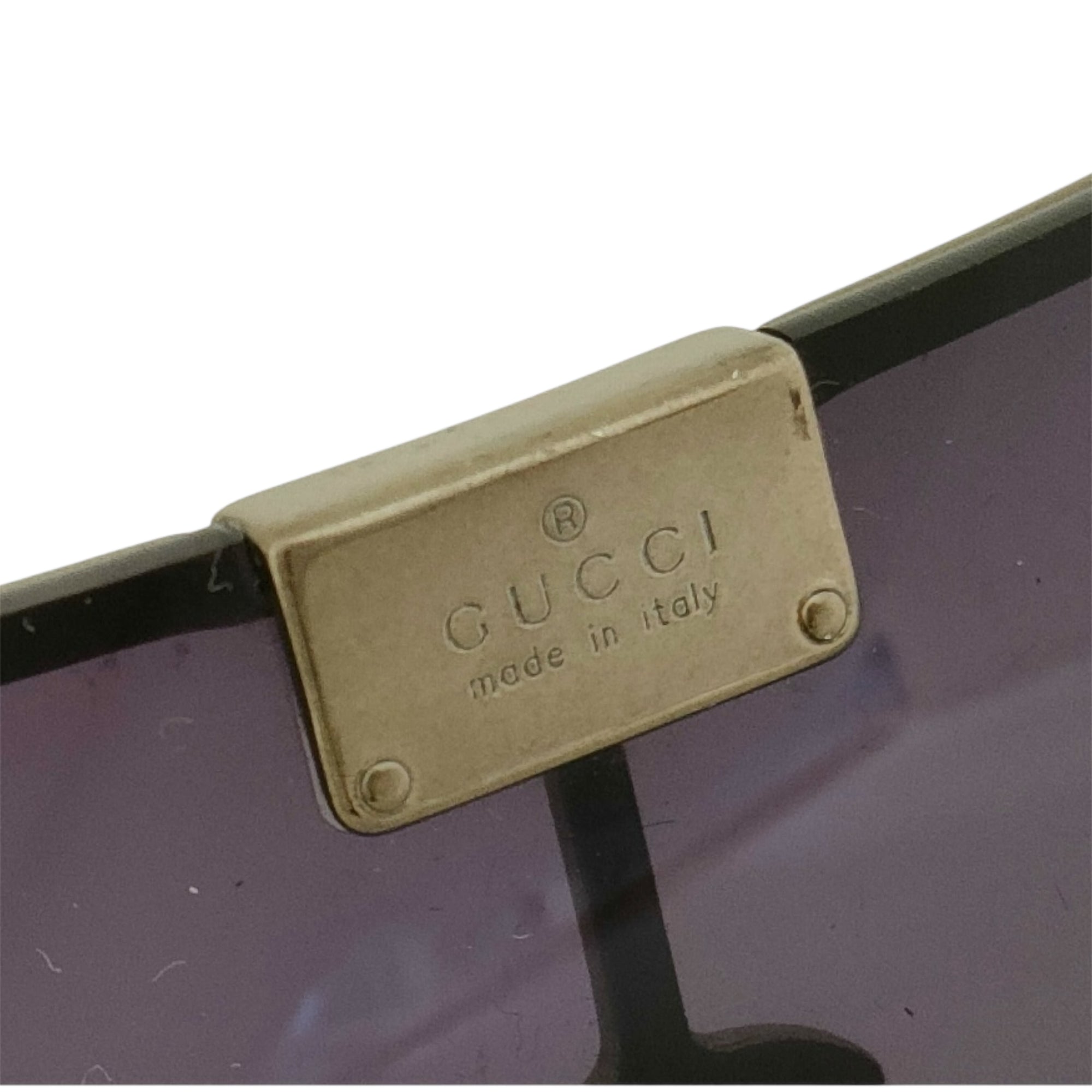 Gucci Rimless Aviator Shield Sunglasses
