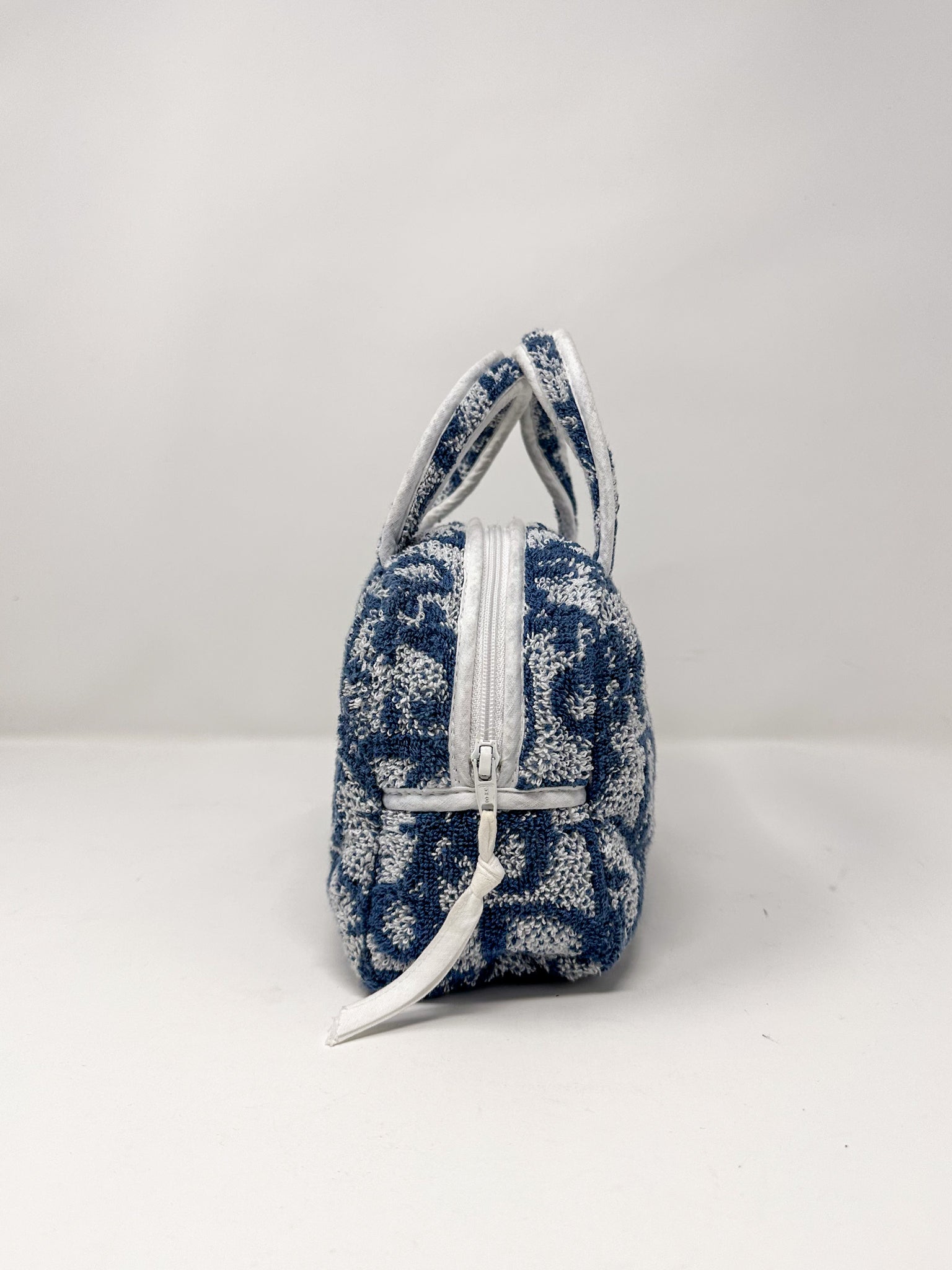 Christian Dior Trotter Terry Cloth Mini Boston Handbag