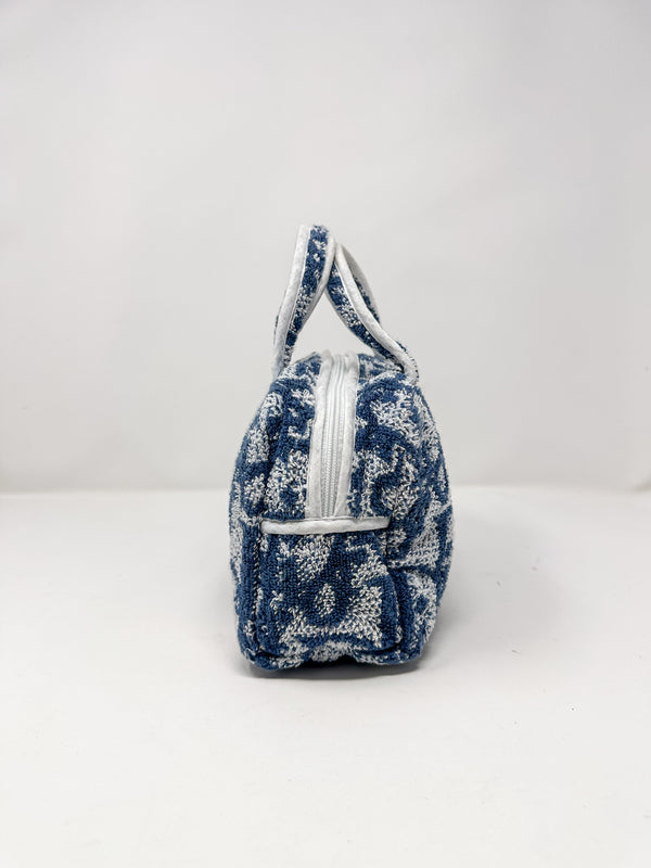 Christian Dior Trotter Terry Cloth Mini Boston Handbag