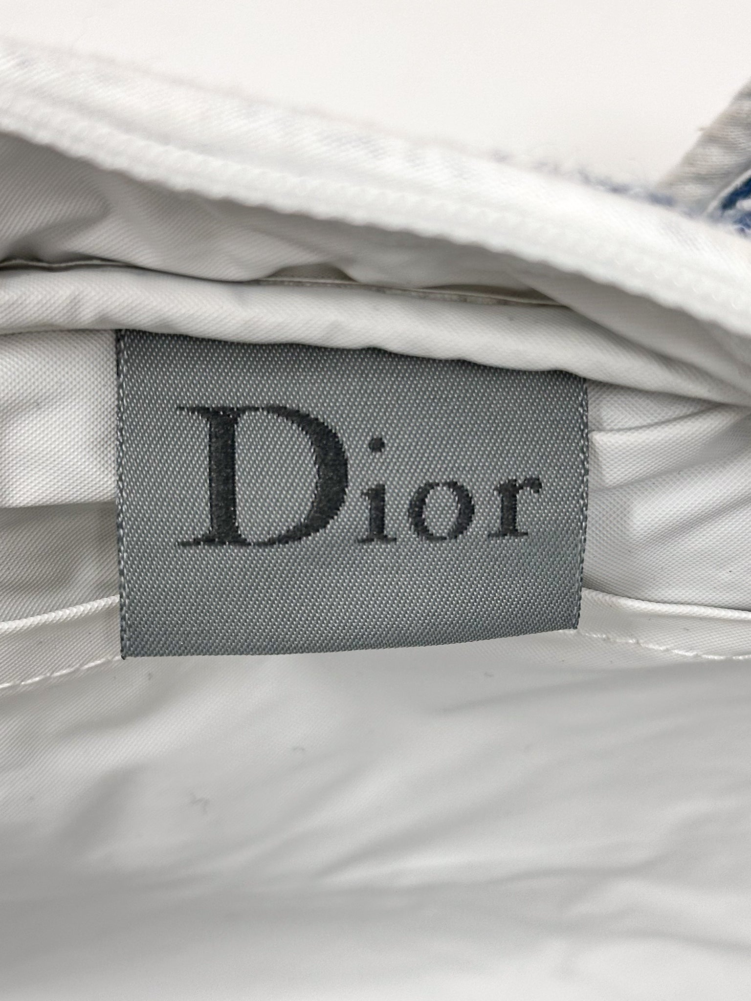 Christian Dior Trotter Terry Cloth Mini Boston Handbag
