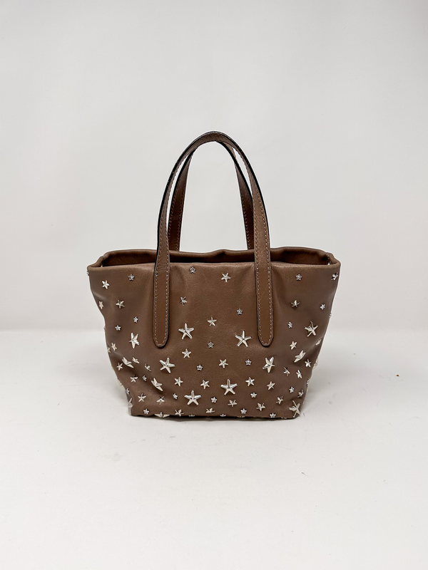 Jimmy Choo Mini Sara Star Studded Tote