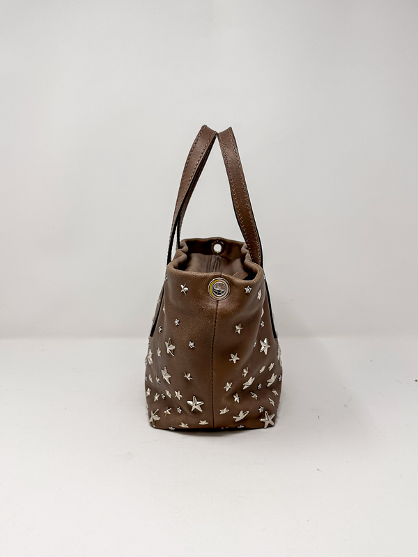 Jimmy Choo Mini Sara Star Studded Tote