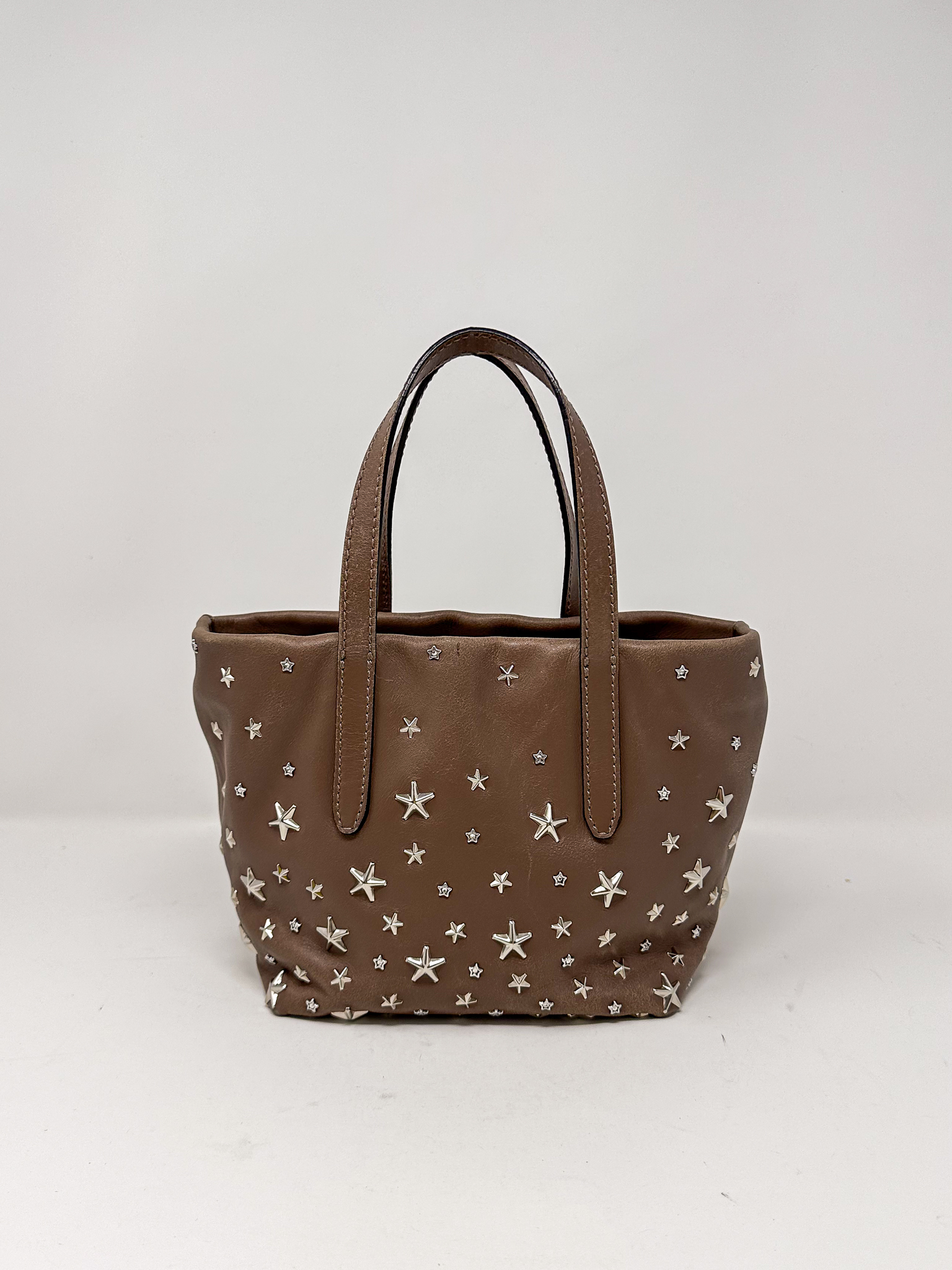 Jimmy Choo Mini Sara Star Studded Tote