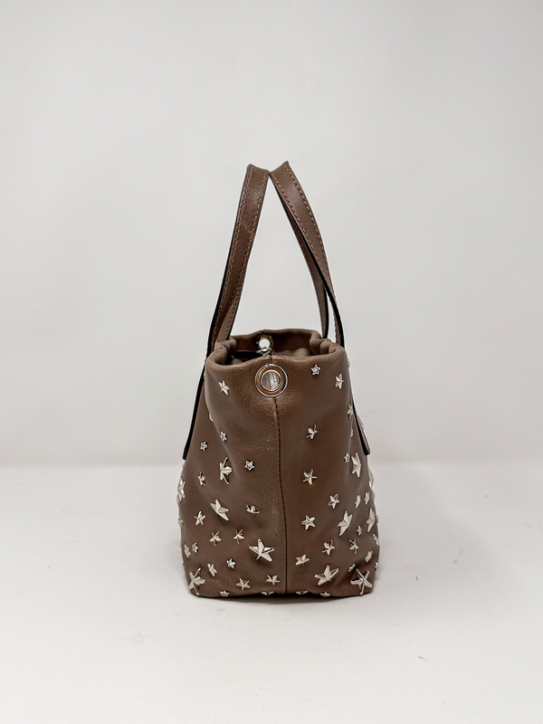 Jimmy Choo Mini Sara Star Studded Tote