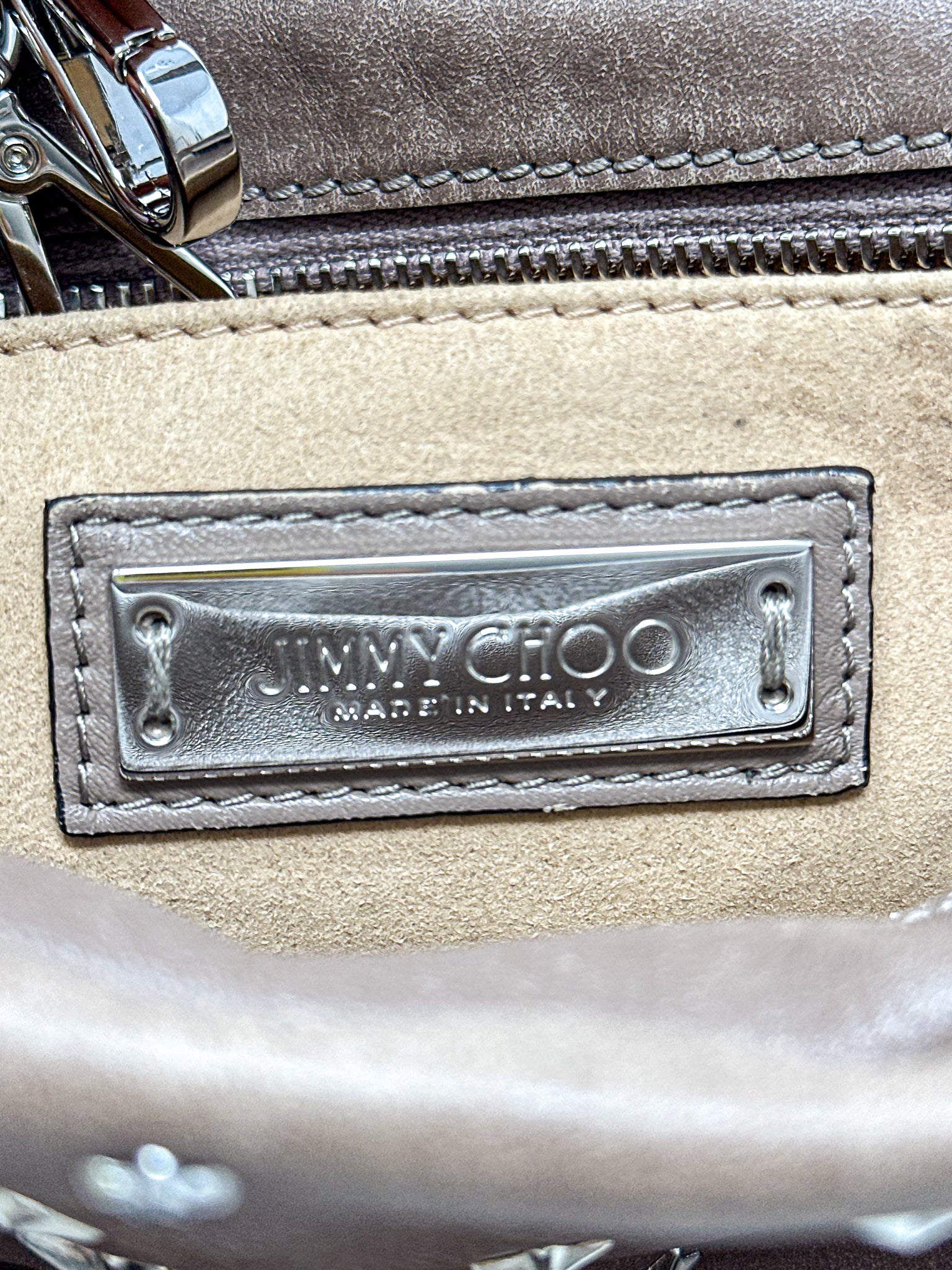 Jimmy Choo Mini Sara Star Studded Tote