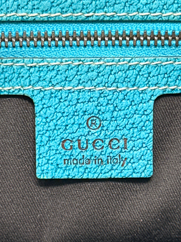 Gucci Jackie Turquoise Shoulder Bag