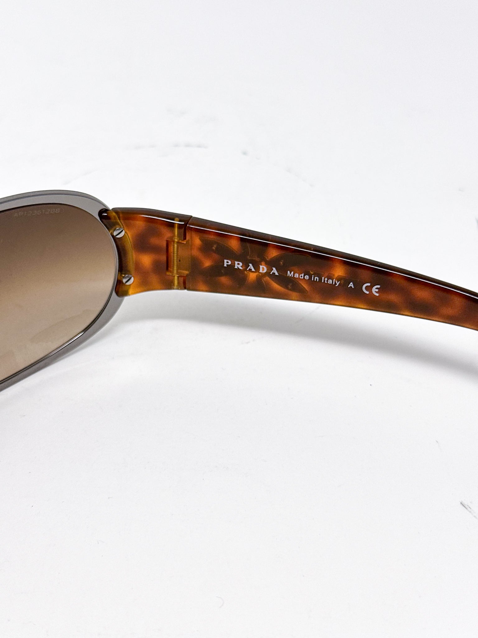 Prada SPR 70G Flower Tortoiseshell Sunglasses