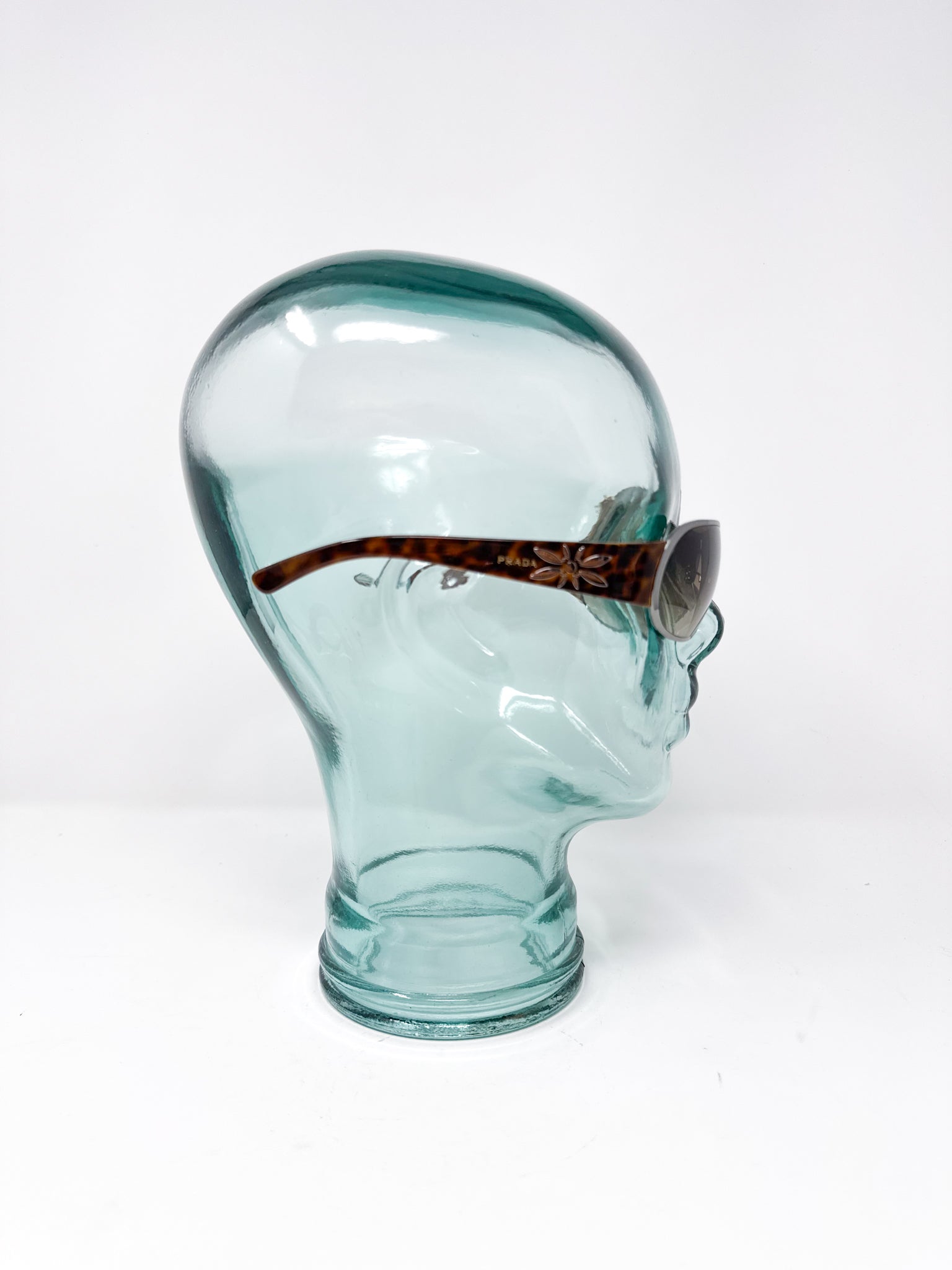 Prada SPR 70G Flower Tortoiseshell Sunglasses