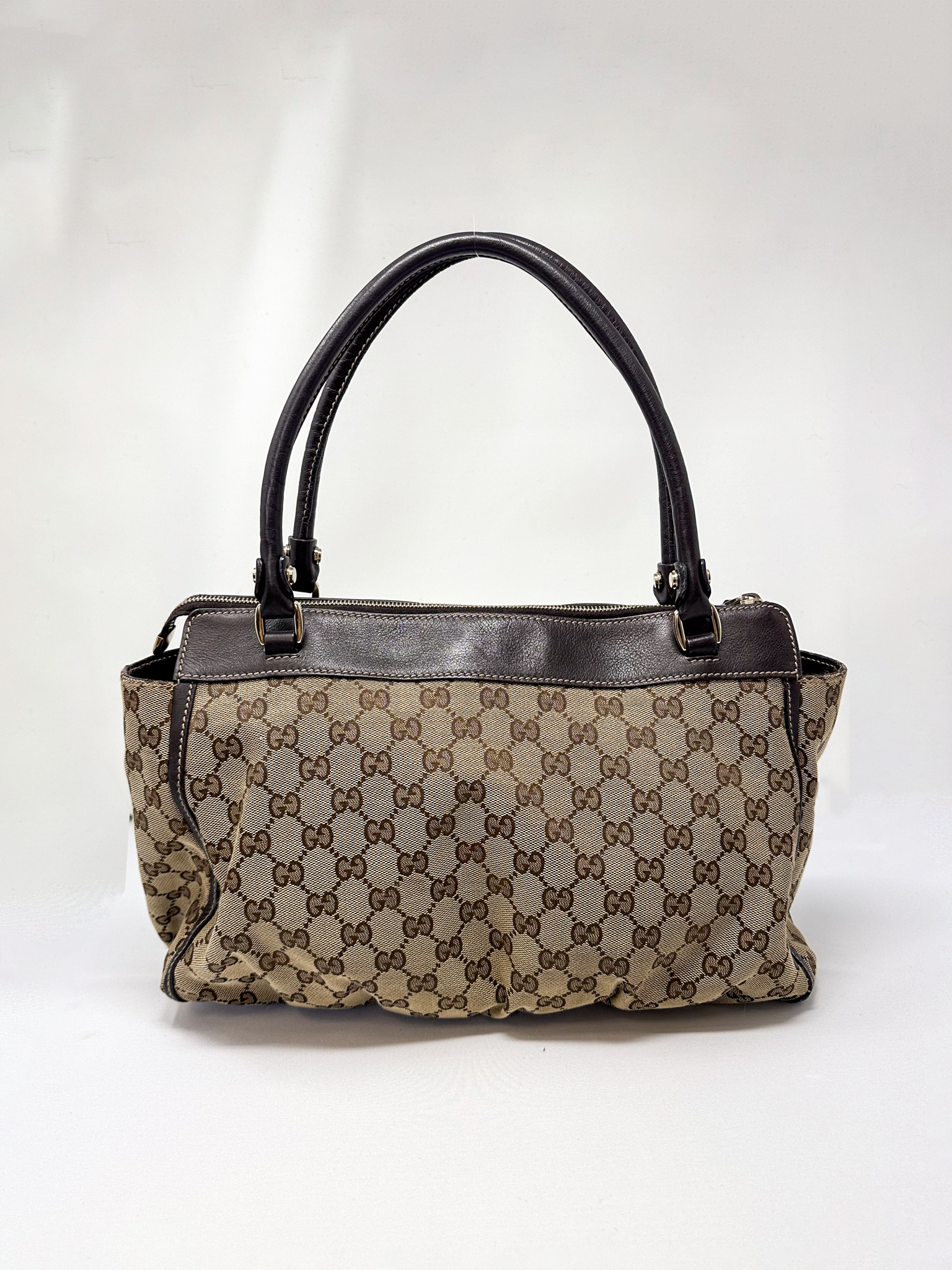 Gucci Abbey GG Canvas D-Ring Tote