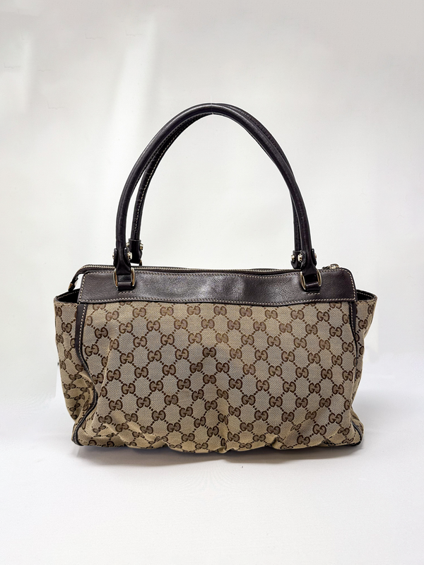 Gucci Abbey GG Canvas D-Ring Tote