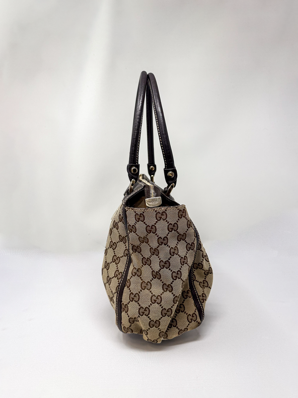 Gucci Abbey GG Canvas D-Ring Tote