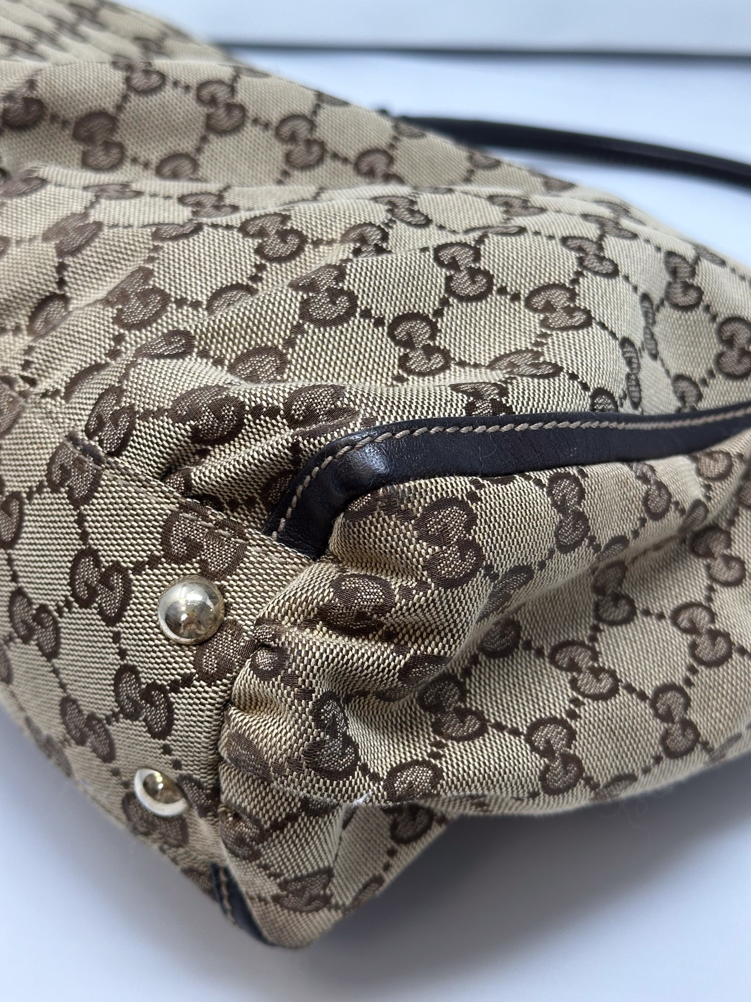 Gucci Abbey GG Canvas D-Ring Tote