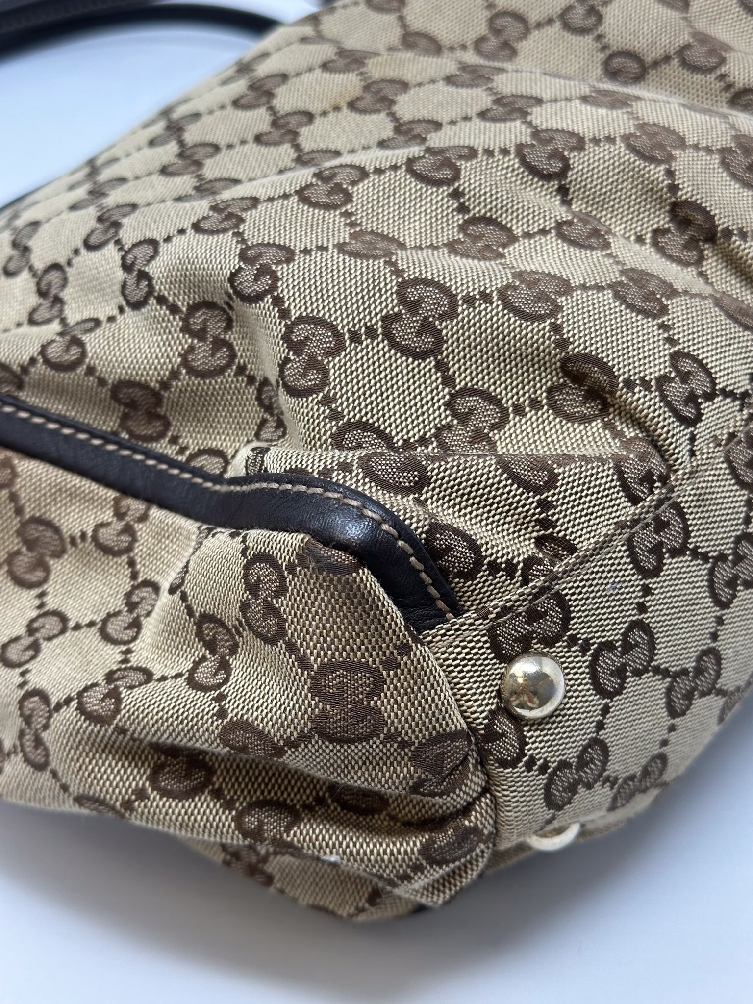 Gucci Abbey GG Canvas D-Ring Tote