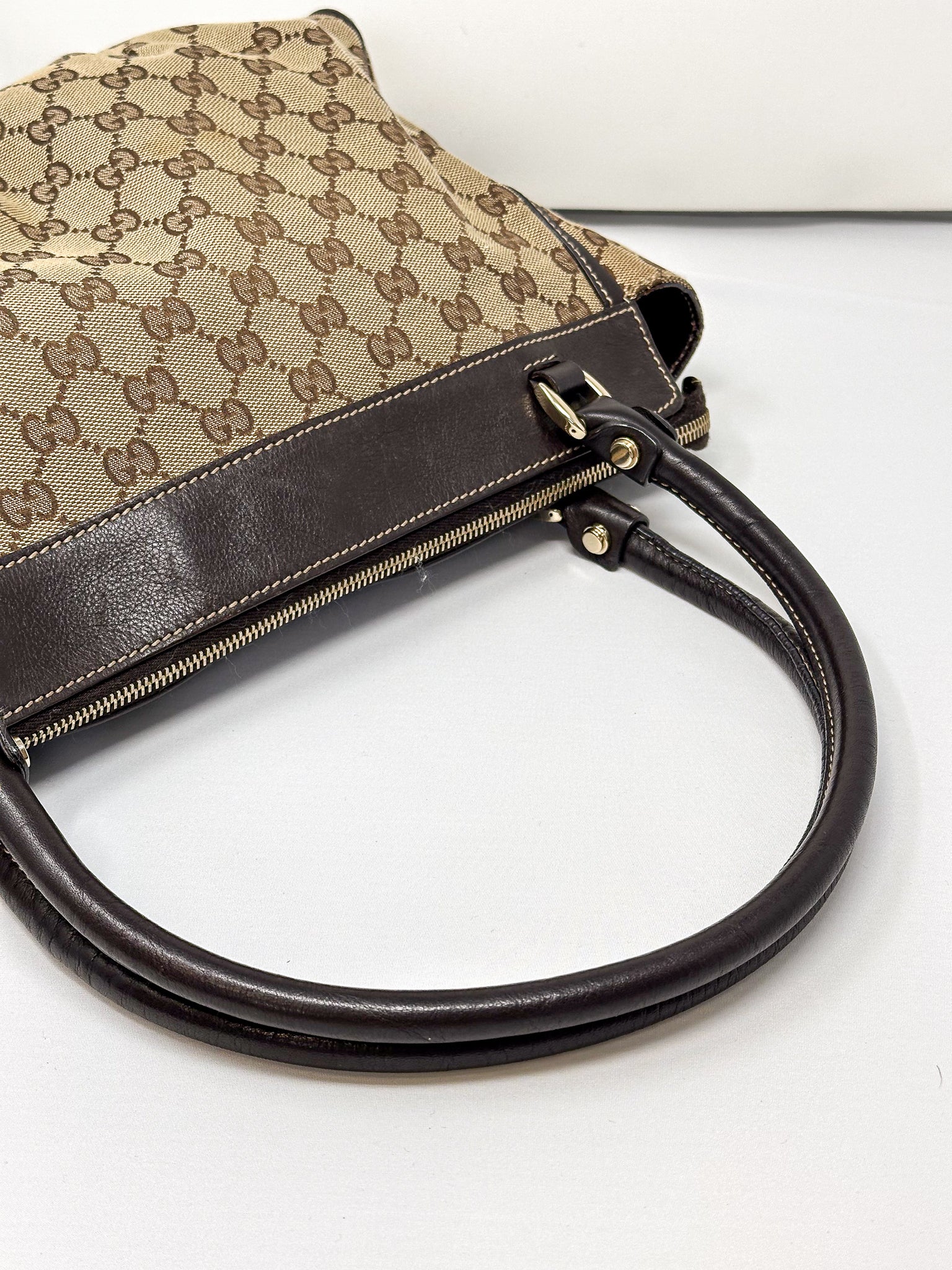 Gucci Abbey GG Canvas D-Ring Tote