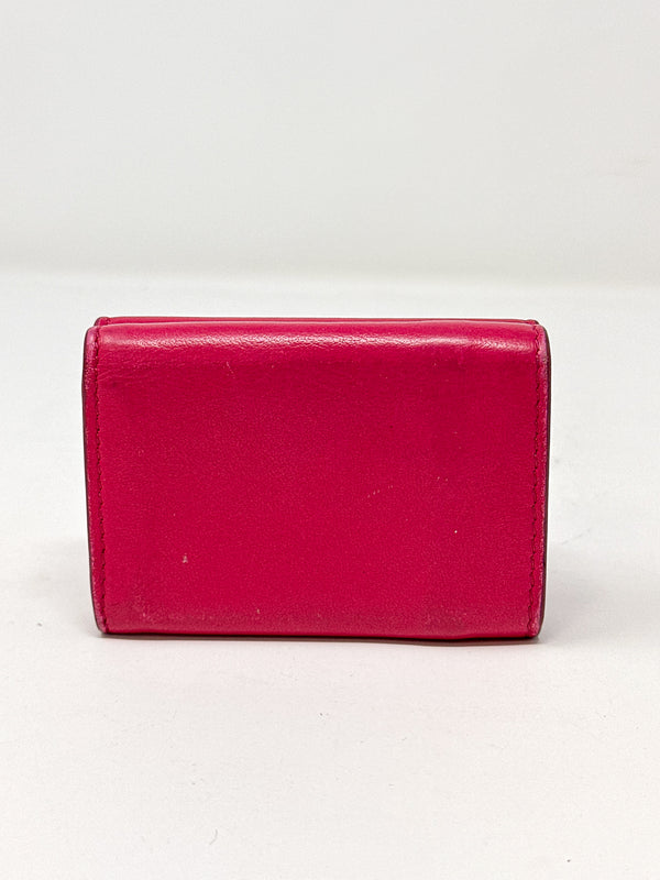 Balenciaga Pink Papier Mini Envelope Wallet