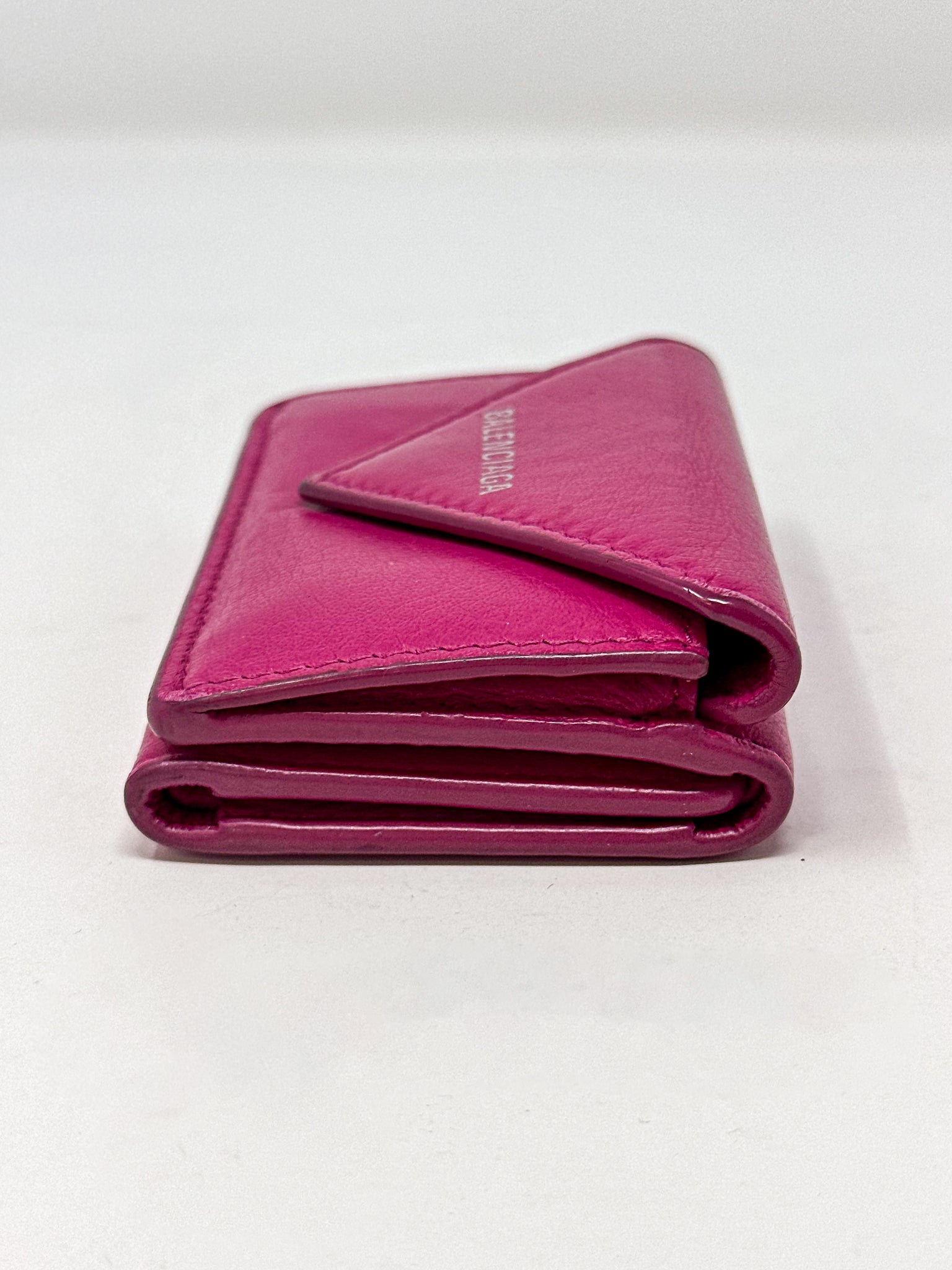 Balenciaga Pink Papier Mini Envelope Wallet