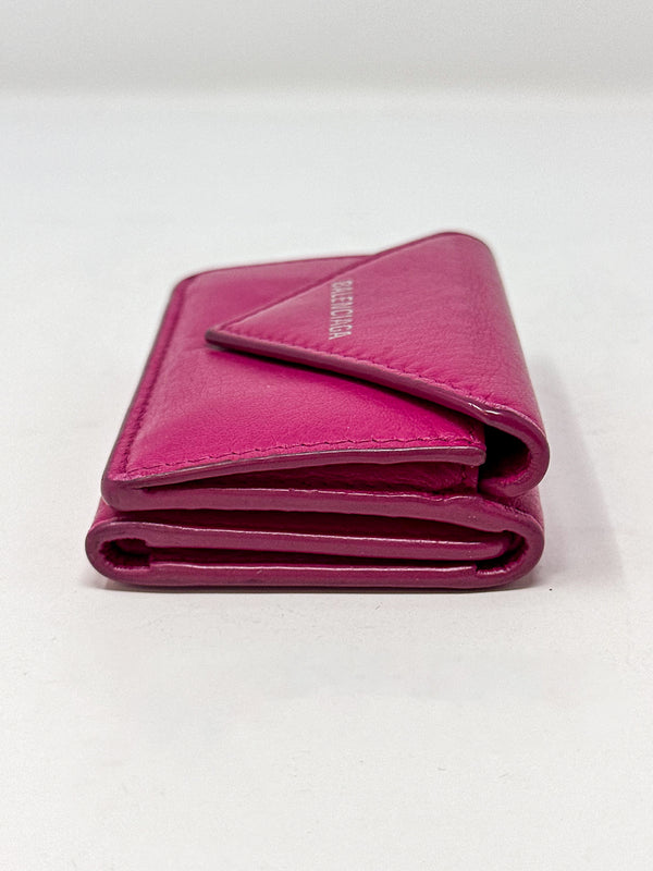 Balenciaga Pink Papier Mini Envelope Wallet