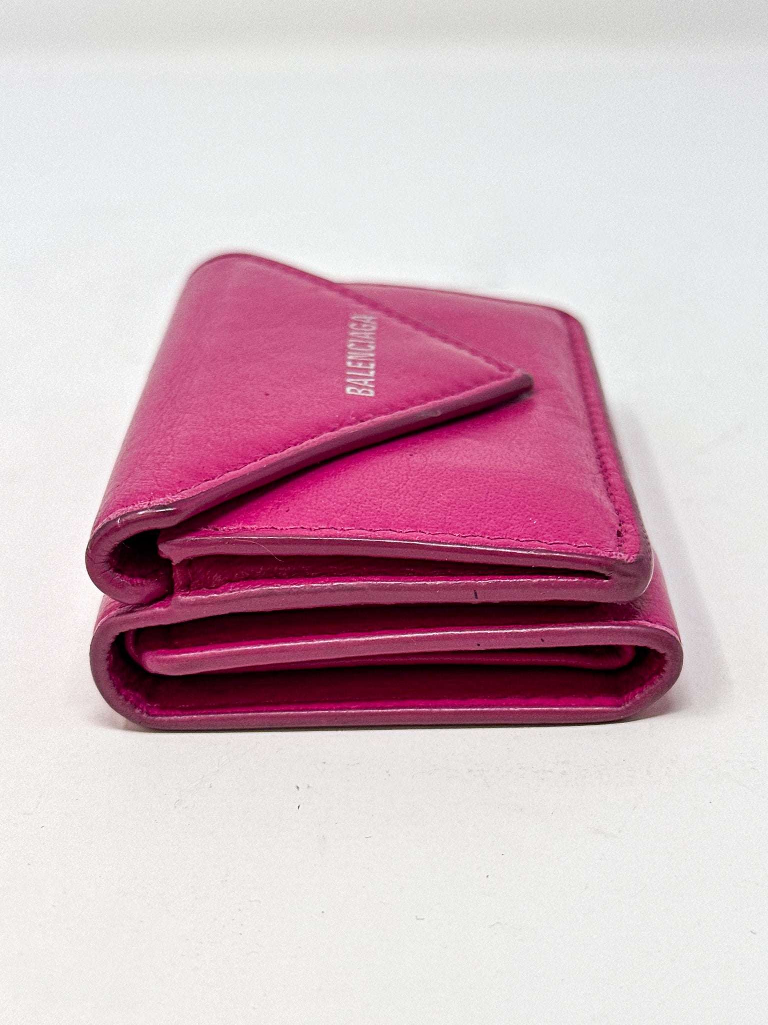 Balenciaga Pink Papier Mini Envelope Wallet
