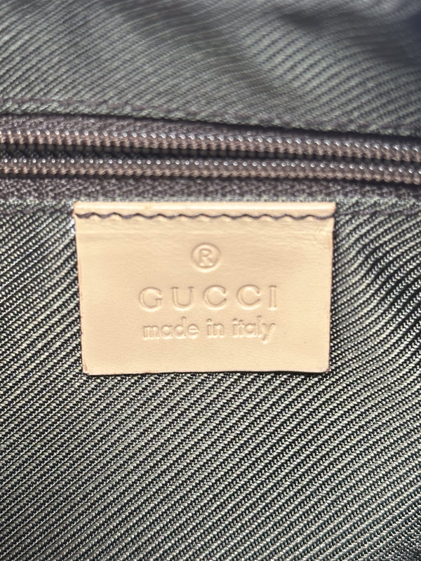 Gucci Beige GG Monogram Canvas Hobo Bag