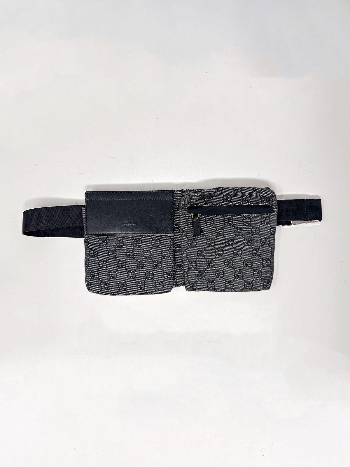 Gucci Black GG Wait Bag