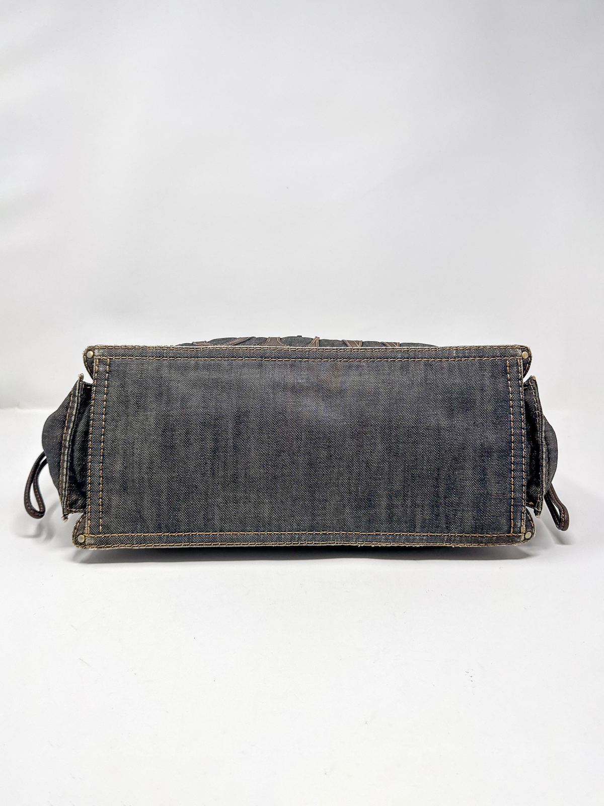 Loewe Denim Anagram Shopper Tote