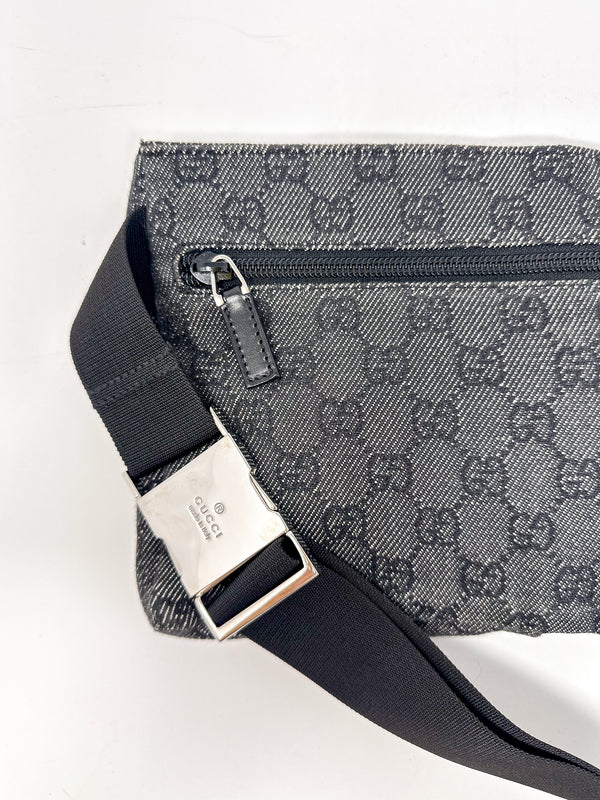 Gucci Black GG Wait Bag