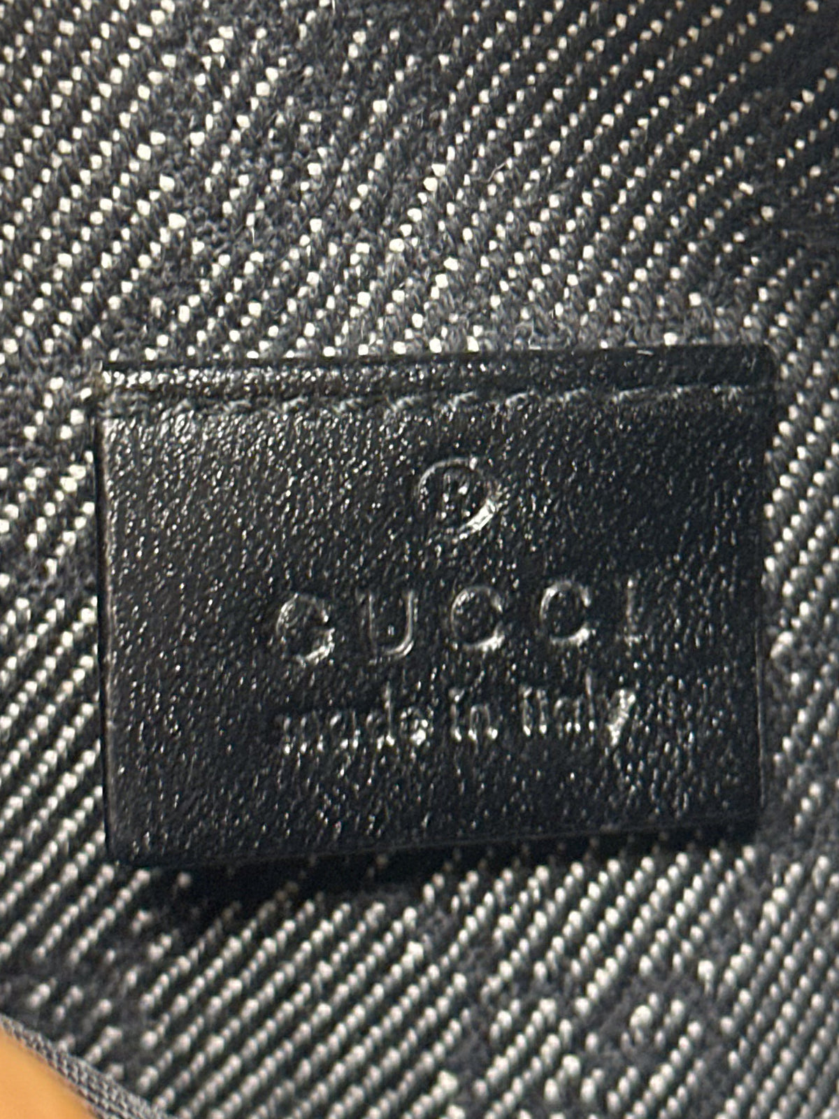 Gucci Black GG Wait Bag