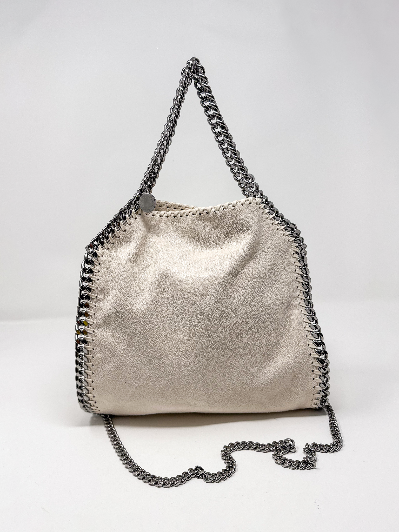 Stella McCartney Champagne Fallabella Mini Tote Bag