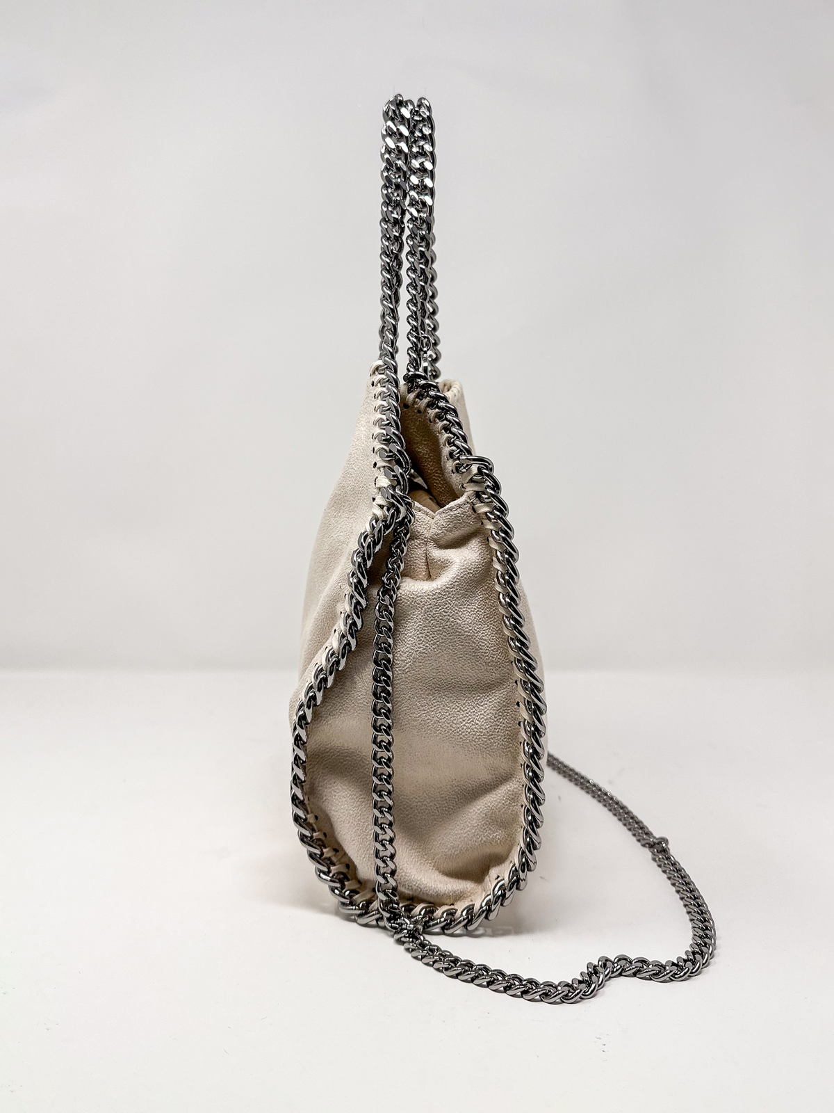 Stella McCartney Champagne Fallabella Mini Tote Bag