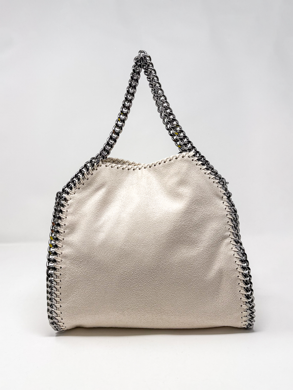Stella McCartney Champagne Fallabella Mini Tote Bag