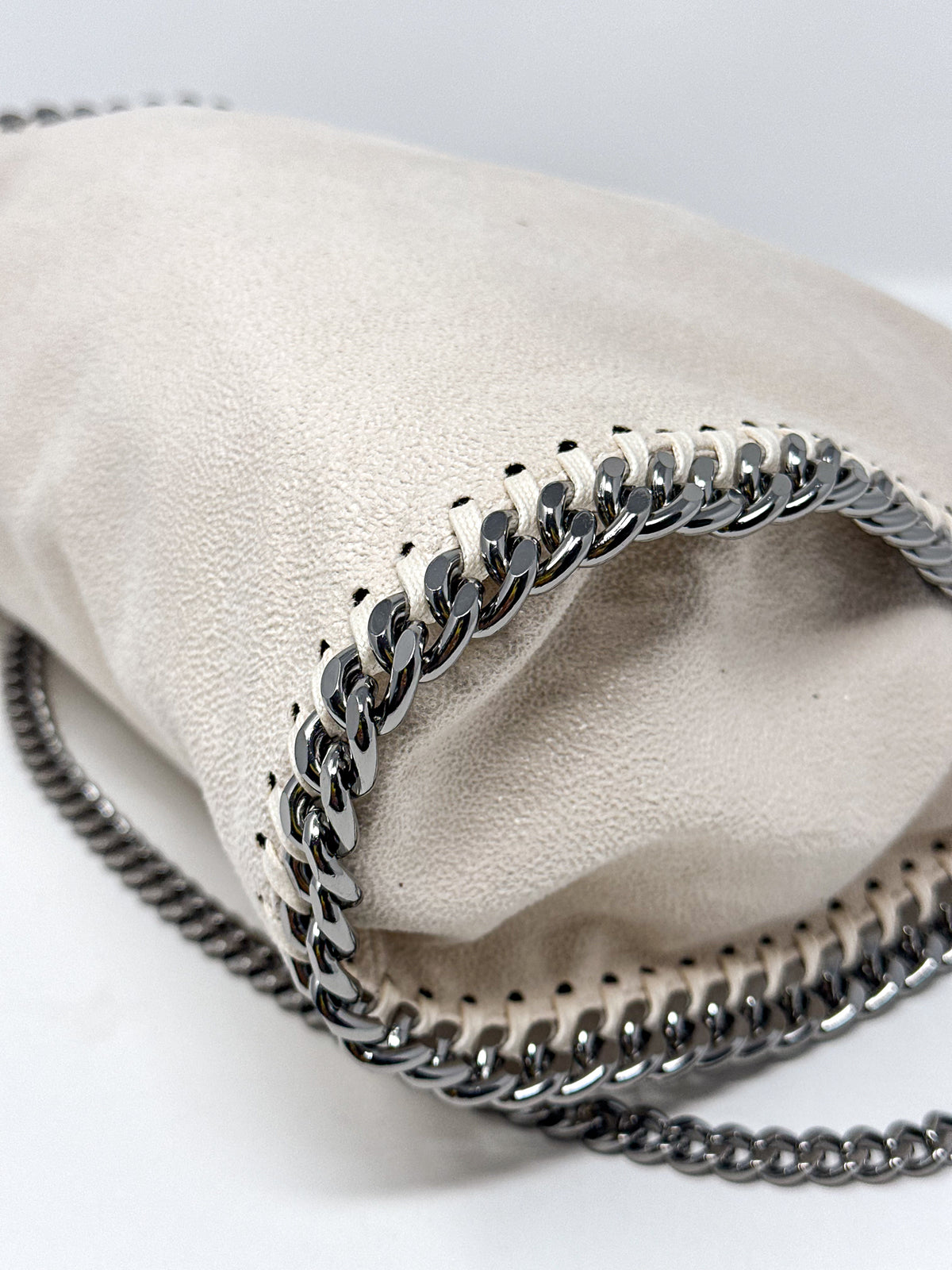 Stella McCartney Champagne Fallabella Mini Tote Bag