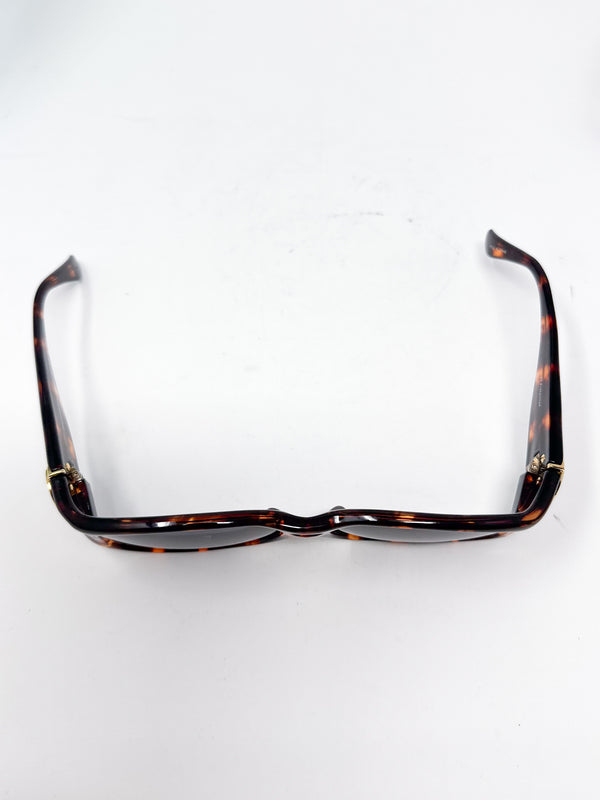 Yves Saint Laurent 1990s Tortoiseshell Oval Sunglasses