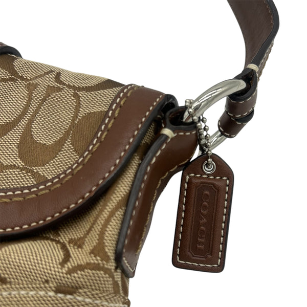 Coach Signature Canvas Shoulder Bag