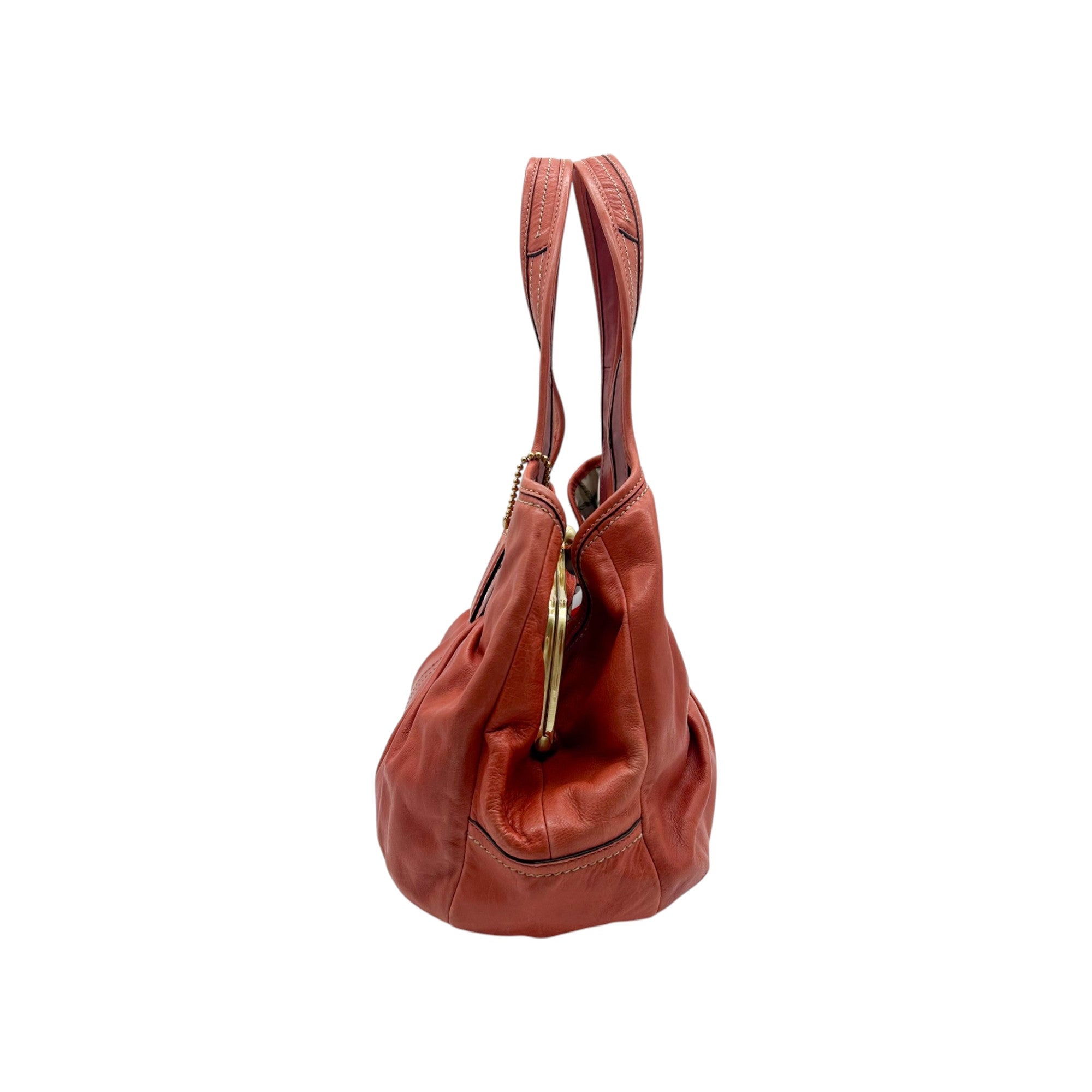 Coach Legacy Leather Pleated Shoulder Bag