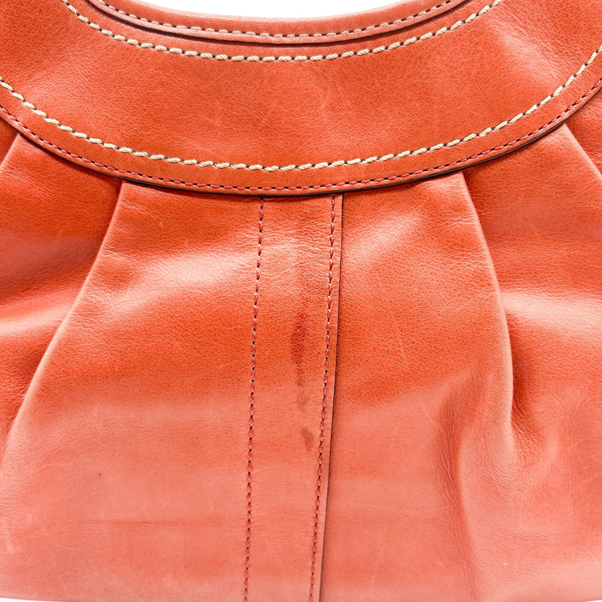 Coach Legacy Leather Pleated Shoulder Bag