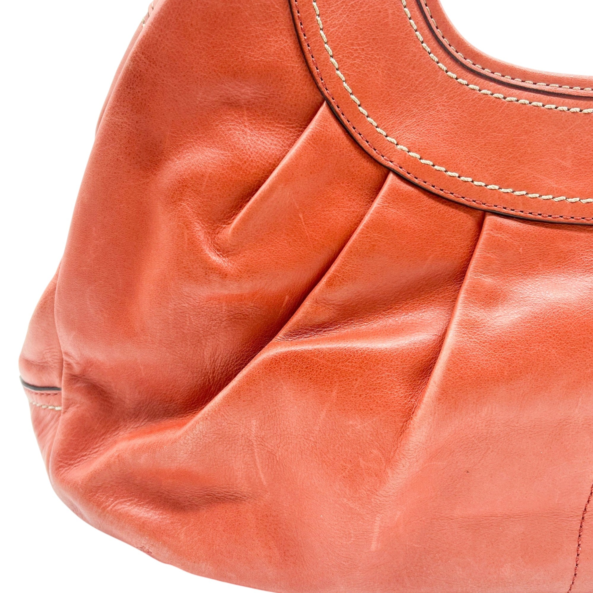 Coach Legacy Leather Pleated Shoulder Bag
