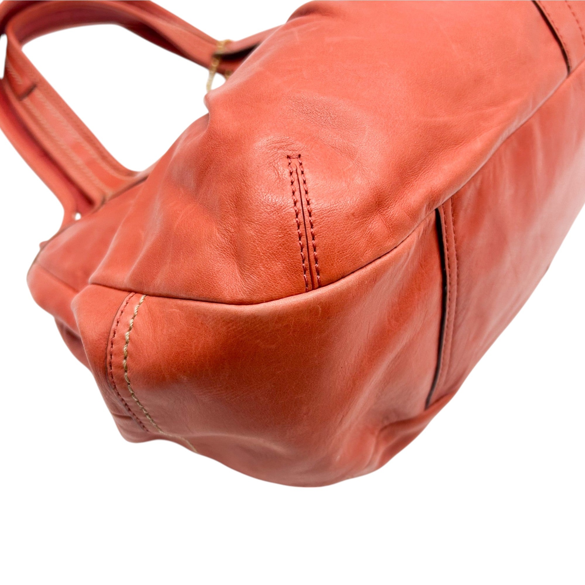 Coach Legacy Leather Pleated Shoulder Bag