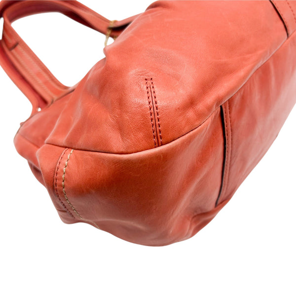 Coach Legacy Leather Pleated Shoulder Bag