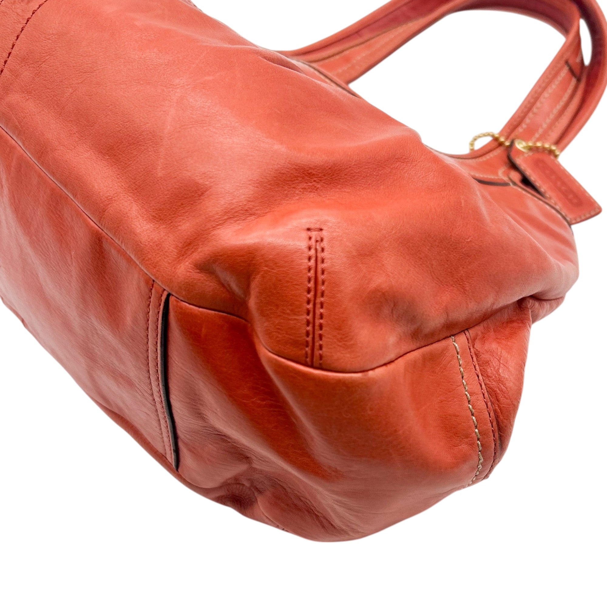 Coach Legacy Leather Pleated Shoulder Bag
