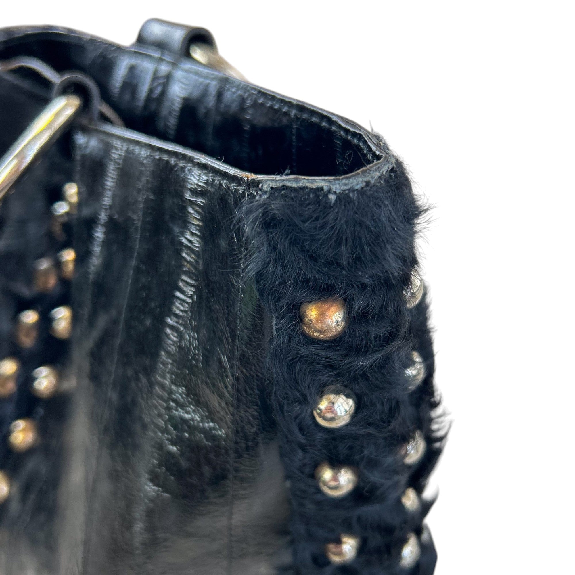 Dolce & Gabbana Studded Black Tote