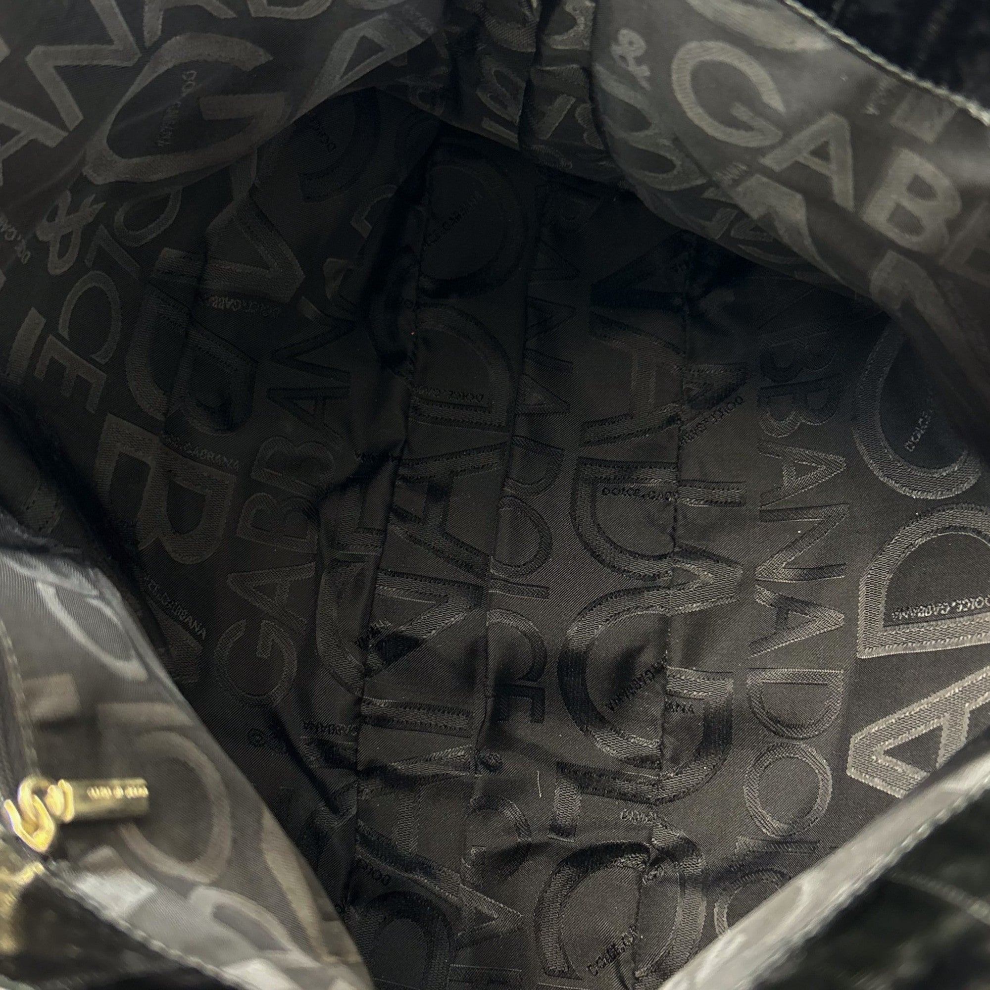 Dolce & Gabbana Studded Black Tote