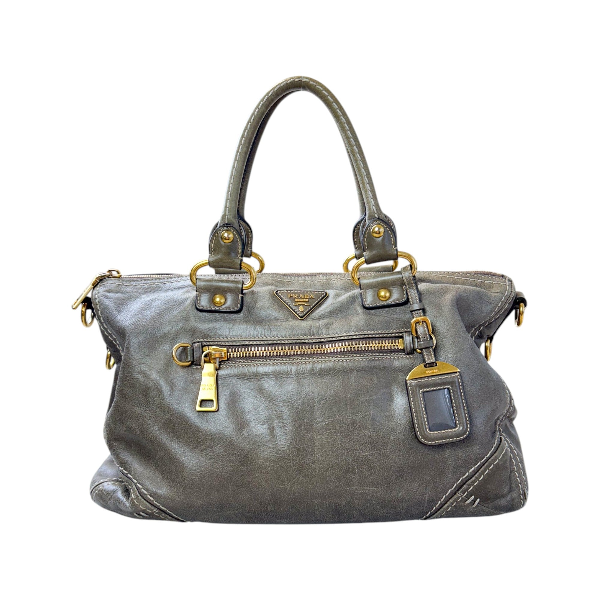 Prada Vitello Daino Tote