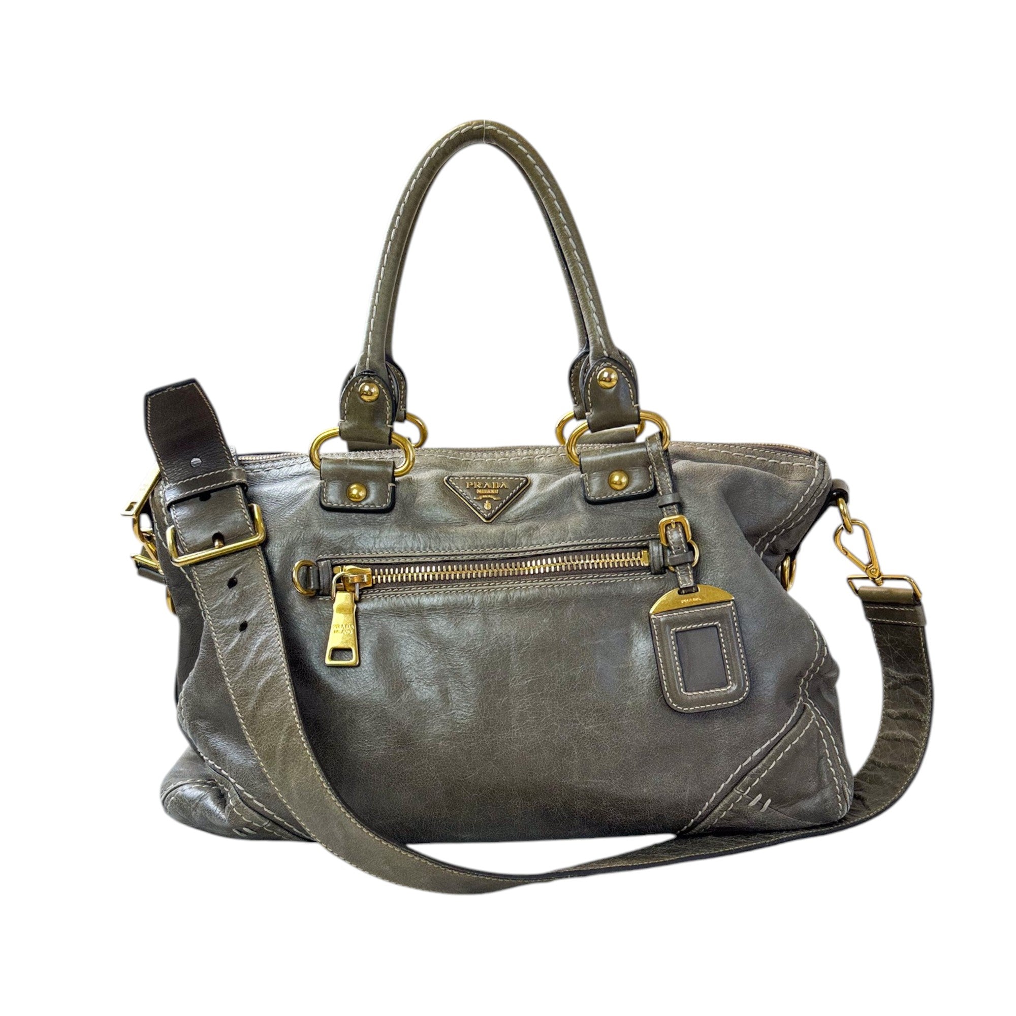 Prada Vitello Daino Tote