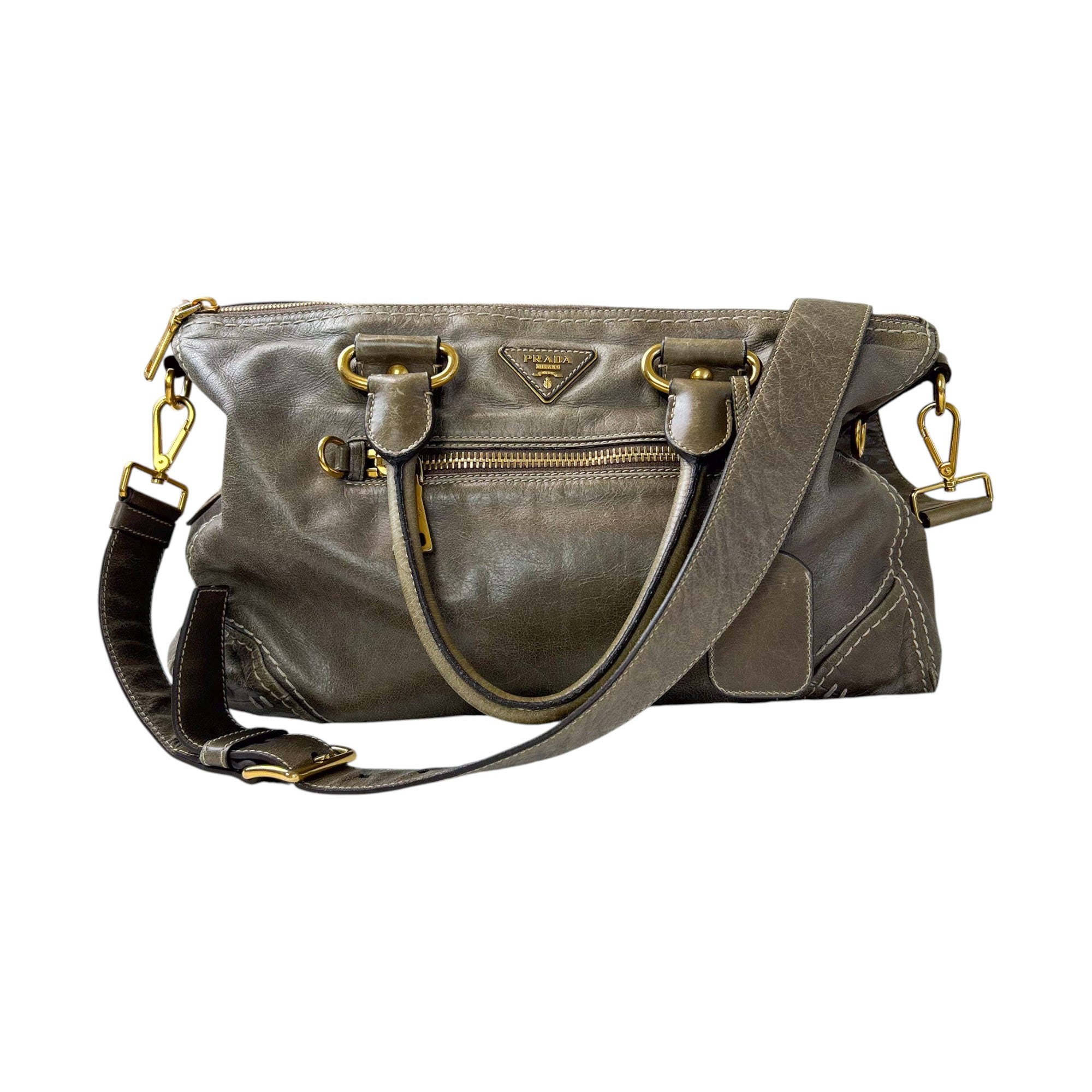 Prada Vitello Daino Tote